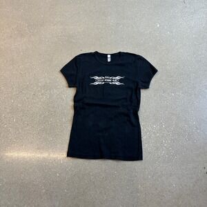 Bella Canvas Black 2010 Little Debbie Run Motorcycle Event T Shirt Size Medium